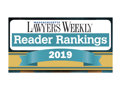 Mass. Lawyers Weekly Reader Ranking - 2019 Award