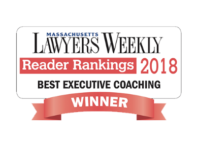 Mass. Lawyers Weekly Reader Ranking - Best Executive Coaching 2018 Award