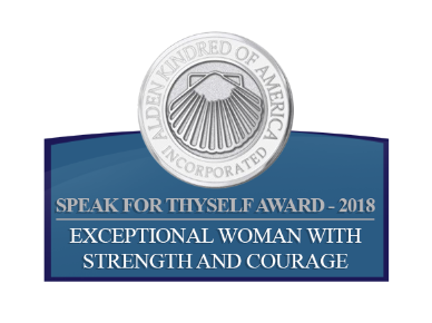 Speak For Thyself Award 2018 - Exceptional Woman With Strength And Courage