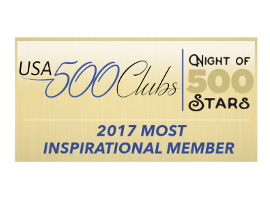 USE 500 Clubs - 2017 Most Inspirational Member