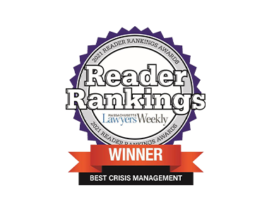 Reader Rankings Award - Best Crisis Management 2021